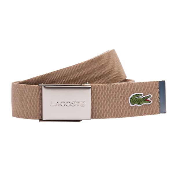 Текстилен колан с метална тока Lacoste