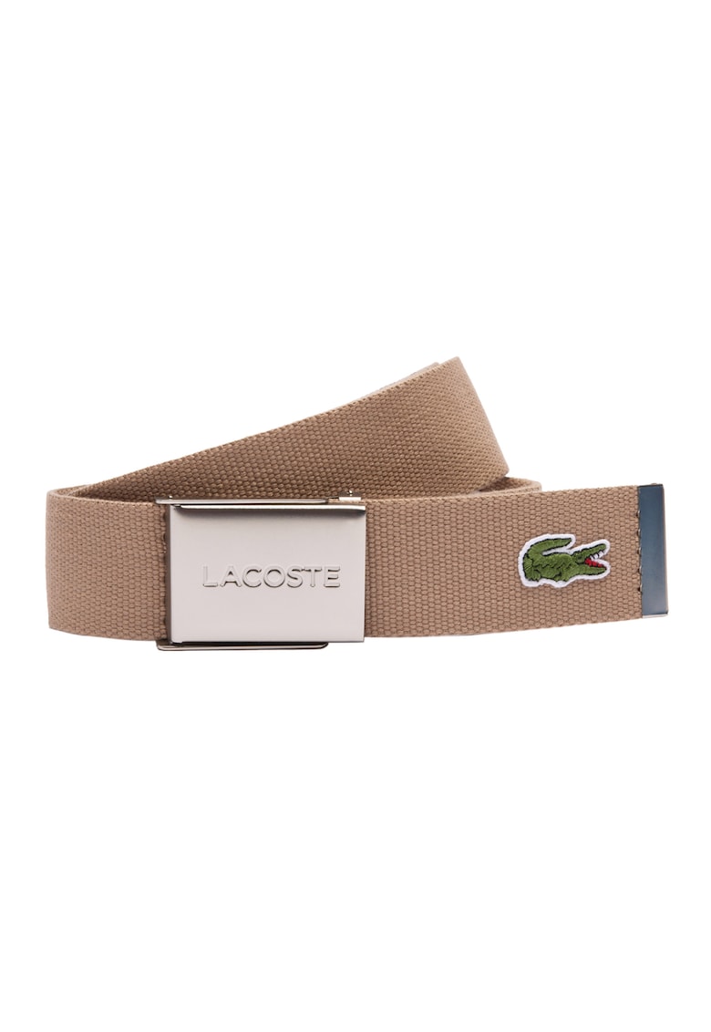 Текстилен колан с метална тока Lacoste