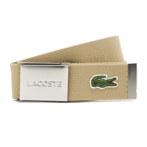 Текстилен колан с метална тока Lacoste