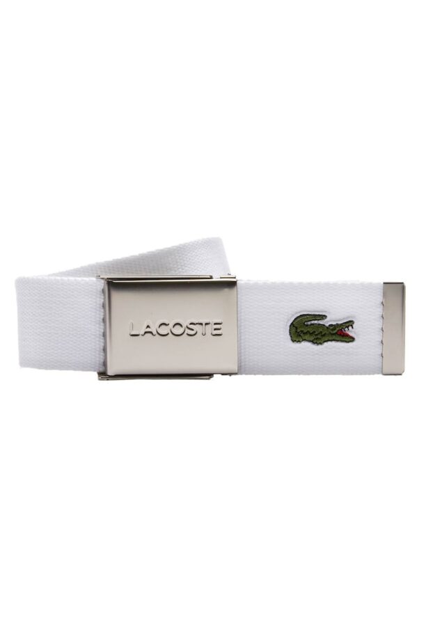 Текстилен колан с метална тока Lacoste