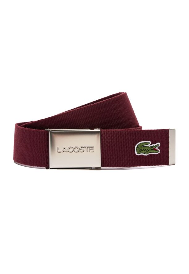 Текстилен колан с метална тока Lacoste