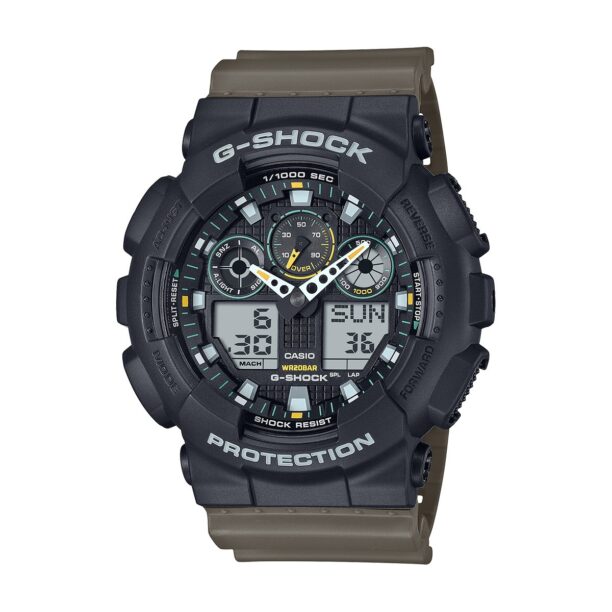 Оригинален Мъжки Часовник Casio G-Shock GA-100TU-1A3ER