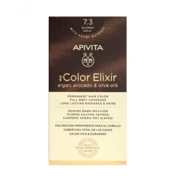 Боя за коса  My Color Elixir интензивно тъмнорусо N6.44 Apivita