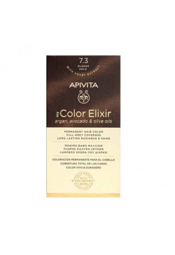 Боя за коса  My Color Elixir интензивно тъмнорусо N6.44 Apivita