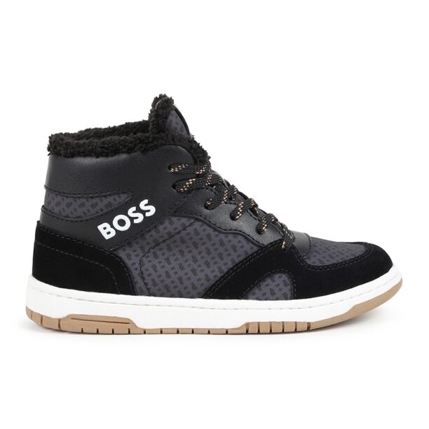 Боти с велур BOSS Kidswear