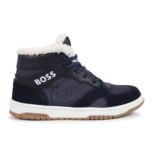 Боти с велур BOSS Kidswear