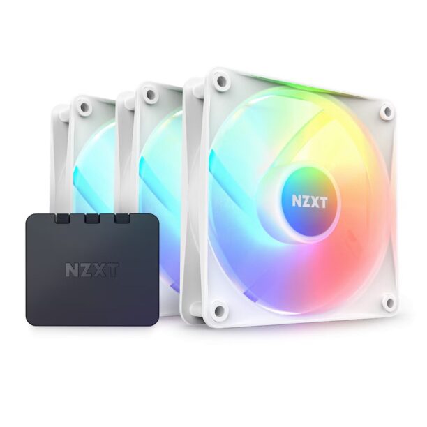 Вентилатори 120mm NZXT F120 RGB Core Triple Pack White (RF-C12TF-W1)