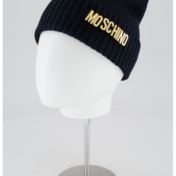 Вълнена шапка с лого Moschino