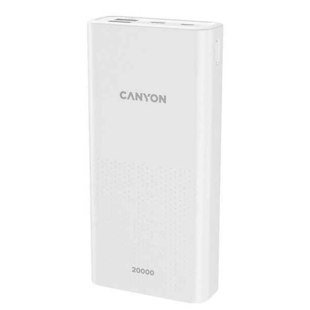 Външна батерия/power bank/ Canyon PB-2001 (CNE-CPB2001W)