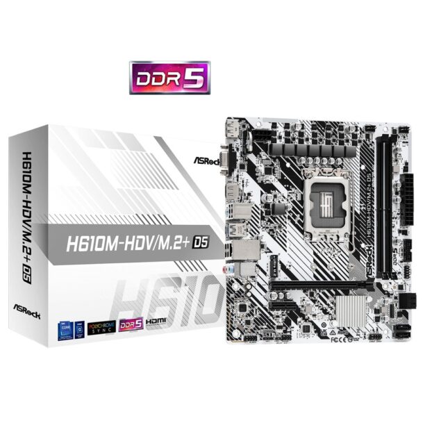 Дънна платка ASRock H610M-HDV/M.2+