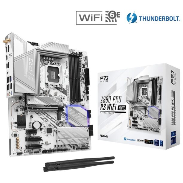 Дънна платка ASRock Z890 Pro RS WiFi White