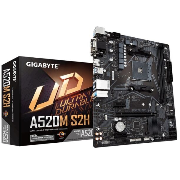 Дънна платка Gigabyte A520M S2H