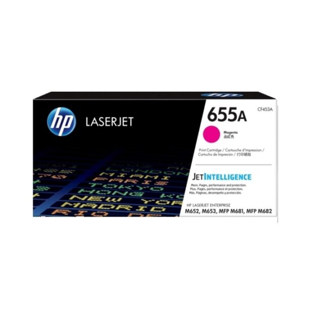 КАСЕТА ЗА HP LaserJet Enterprise M652/M653/MFP M681/MFP M682 - Magenta - HP655A- P№ CF453A - заб.: 10 500k цена