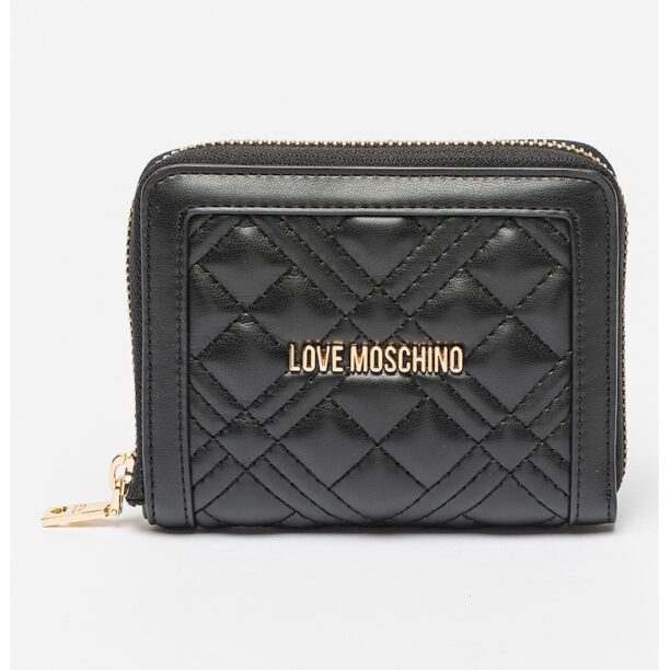 Капитонирано портмоне от еко кожа Love Moschino