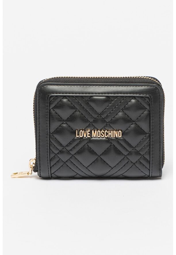 Капитонирано портмоне от еко кожа Love Moschino