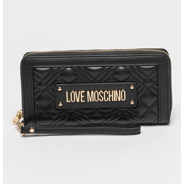 Капитонирано портмоне от еко кожа Love Moschino