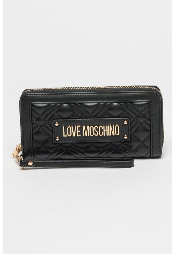 Капитонирано портмоне от еко кожа Love Moschino