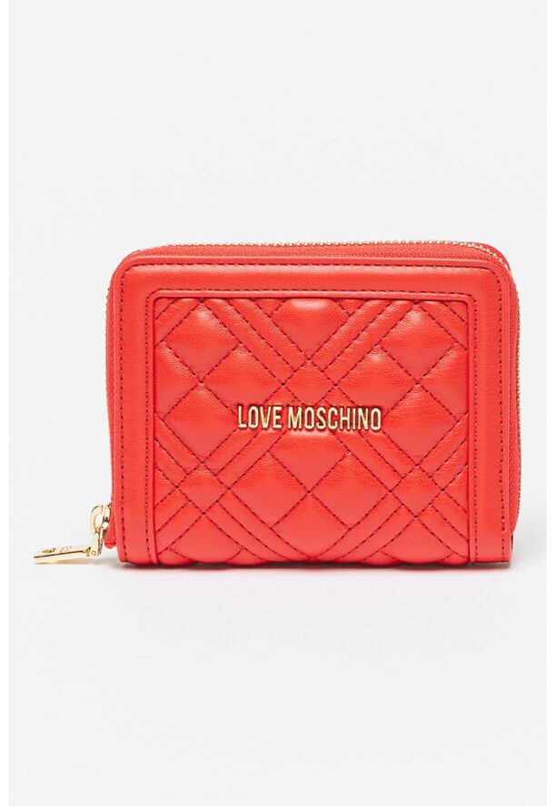 Капитонирано портмоне от еко кожа Love Moschino