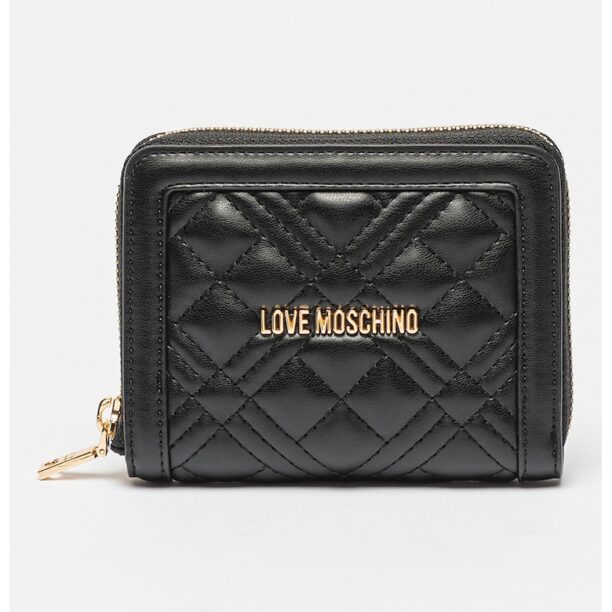 Капитонирано портмоне от еко кожа Love Moschino