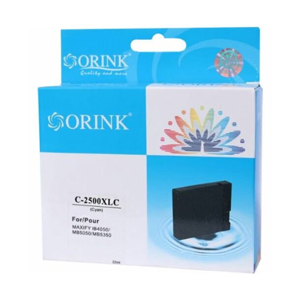 Касета за Canon Maxify iB4000 Series/iB 41/MB5000 Series/MB5100 Series/MB5300 Series/MB5400 Series - Cyan - HPGI2500XLC - Orink - Неоригинална