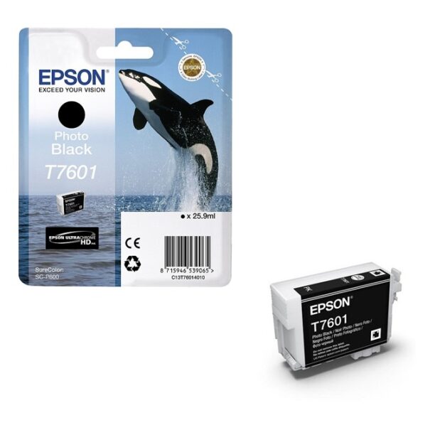 Касета за Epson SureColor SC-P600 - Photo Black - T7601 - P№ C13T76014010 - 25.9ml цена