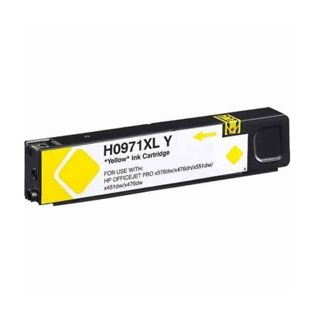 Касета за HP Officejet Pro X451dw/X476dw MFP/X551dw/X576dw MFP - Yellow - HCN628AE - Неоригинална