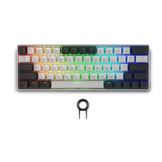 Клавиатура Spartan Gear Pegasus 2 RGB White/Grey