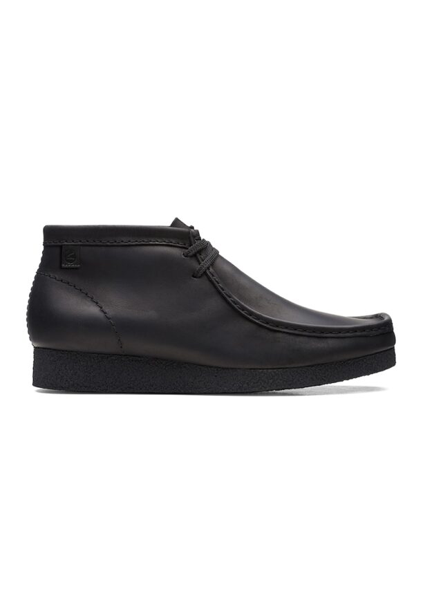 Кожени боти с връзки Clarks