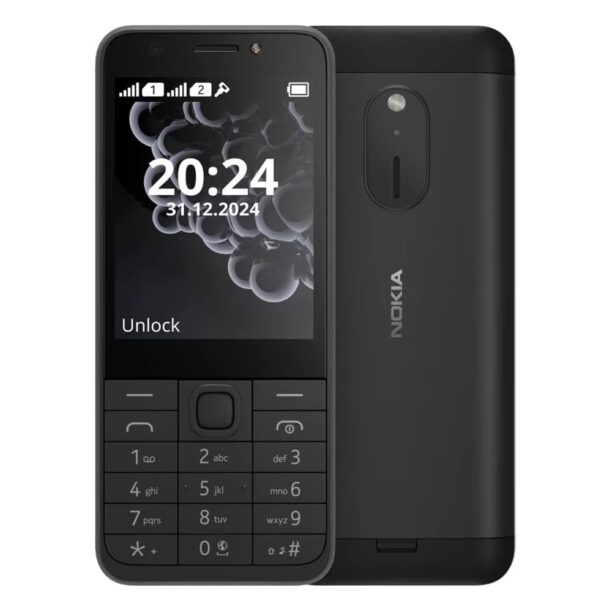 Мобилен телефон Nokia 230 2024 (черен)