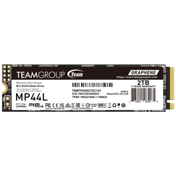 Памет SSD 2TB TeamGroup MP44L