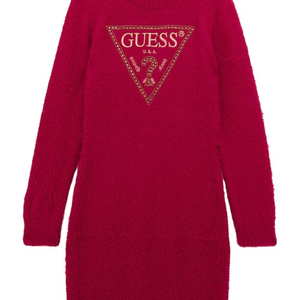 Плетена миди рокля с лого GUESS KIDS