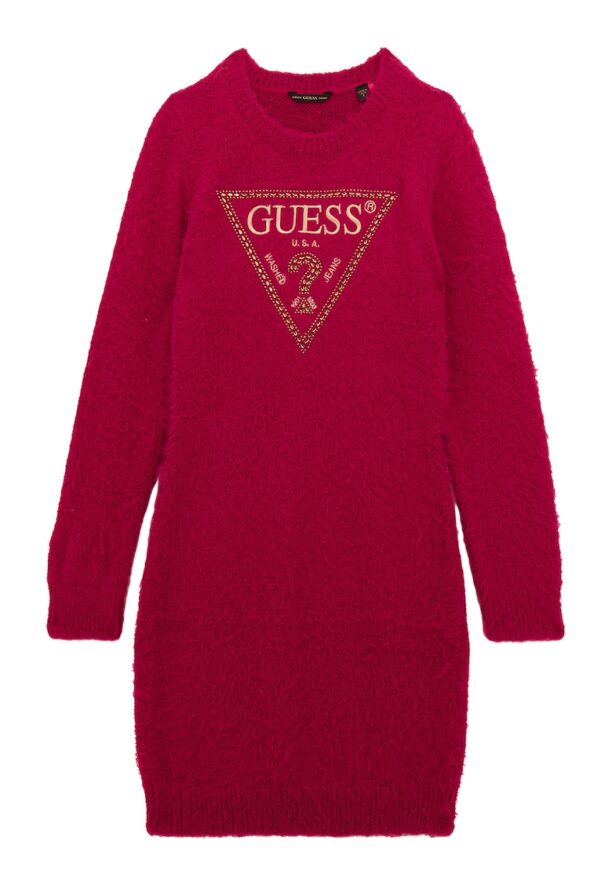 Плетена миди рокля с лого GUESS KIDS