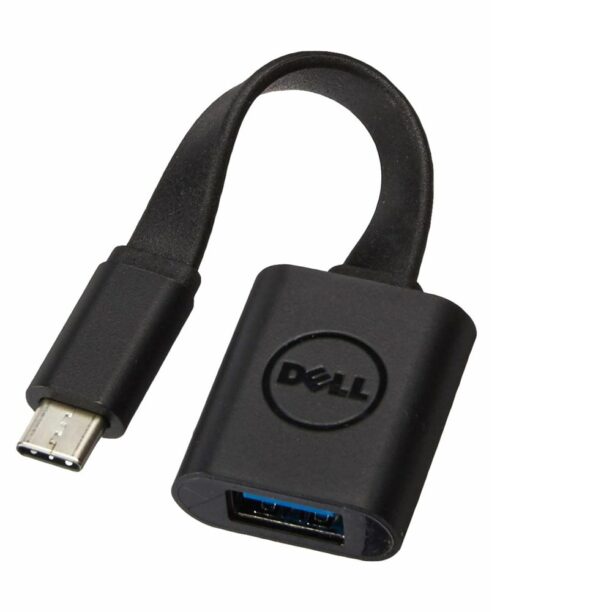 Преходник Dell 470-ABNE от USB-C(м) към USB-A(ж)