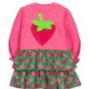 Разкроена рокля с графична шарка Agatha Ruiz de la Prada