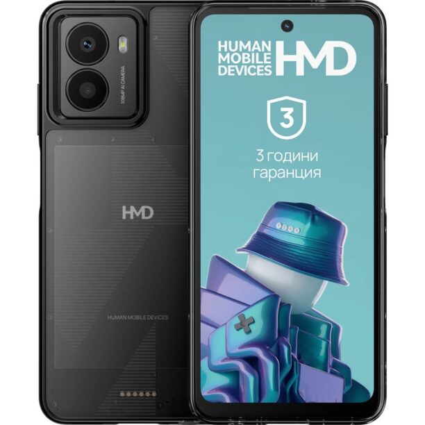 Смартфон HMD Fusion (черен)