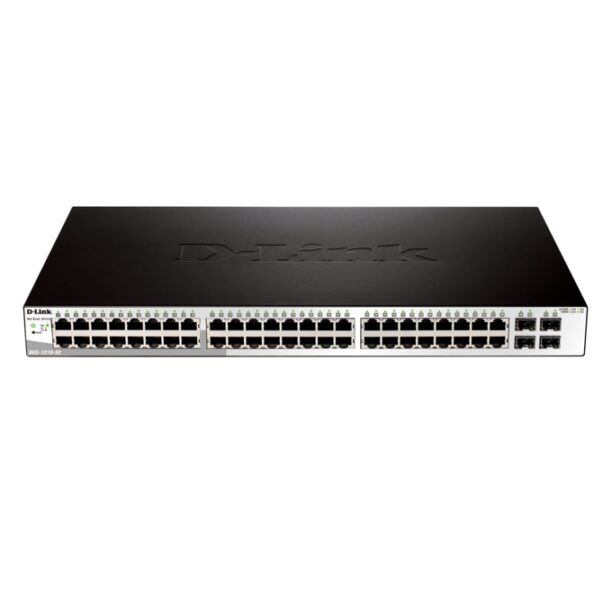 Суич D-Link DGS-1210-52 48Ports 10/100/1000Mbps Base-T