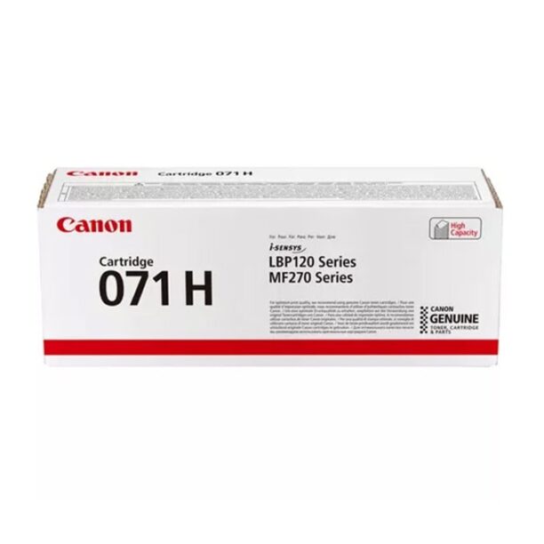 Тонер касета за Canon i-SENSYS MF275dw/MF272dw/LBP122dw - Black - 5646C002AA - Canon CRG-071 H - Оригинална