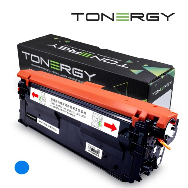 Тонер касета за HP Color LaserJet Enterprise M 554/554dn/555dn/555x/MFP M 578dn/578f/Flow MFP M 578c - Cyan - W2121A - Tonergy - Неоригинална