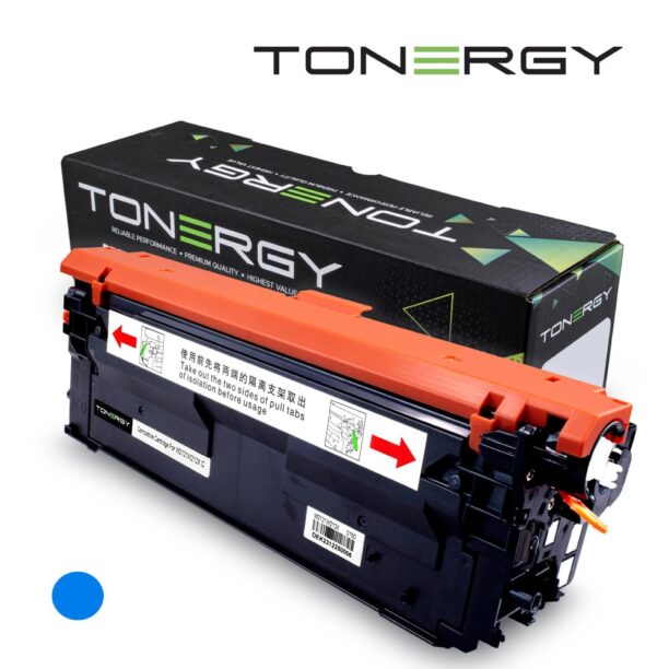 Тонер касета за HP Color LaserJet Enterprise M 554/554dn/555dn/555x/MFP M 578dn/578f/Flow MFP M 578c - Cyan - W2121X - Tonergy - Неоригинална