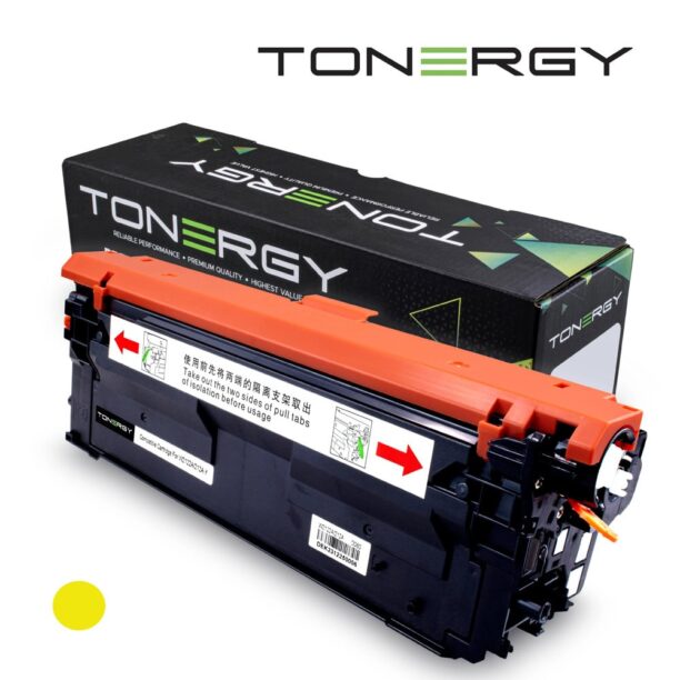 Тонер касета за HP Color LaserJet Enterprise M 554/554dn/555dn/555x/MFP M 578dn/578f/Flow MFP M 578c - Yellow - W2122A - Tonergy - Неоригинална