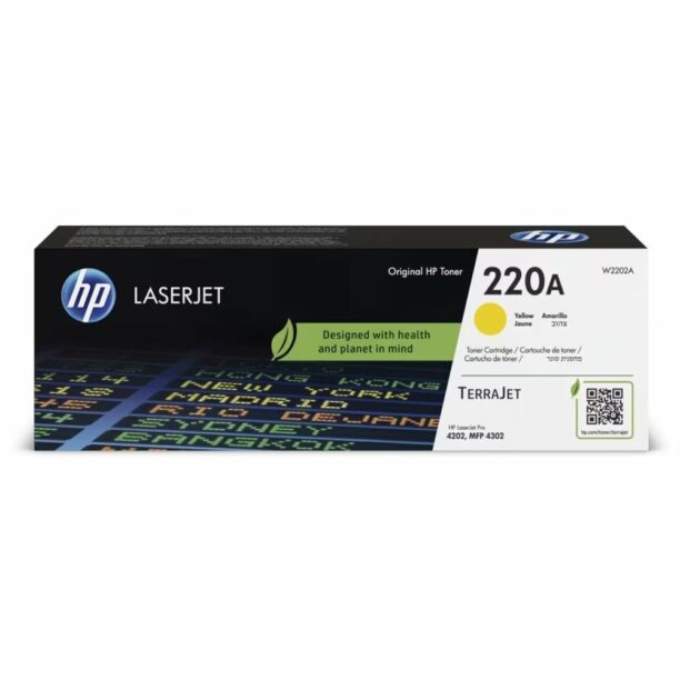 Тонер касета за HP LaserJet Pro 4202/4302 - Yellow - W2202A - HP 220A - Оригинална