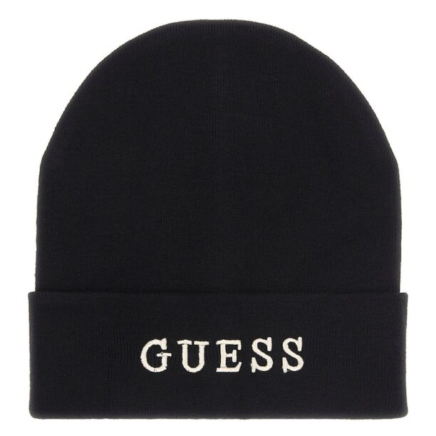 Фино плетена шапка с бродирано лого GUESS