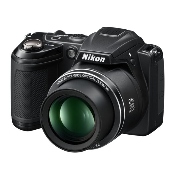 Фотоапарат Nikon Coolpix L310 +зарядно у-во Varta & 4 батерии 2100mAh & чанта Nikon