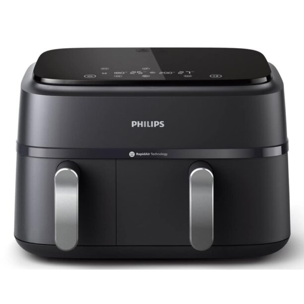 Фритюрник с горещ въздух Philips Dual Basket Airfryer NA351/00