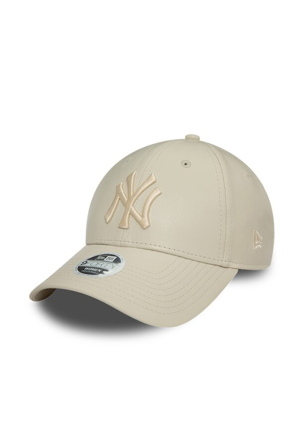 Шапка New York Yankees 9FORTY от еко кожа New Era