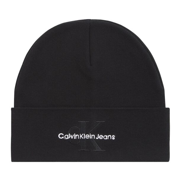 Шапка от органичен памук с лого CALVIN KLEIN JEANS