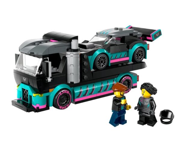 LEGO City Great Vehicles 60406 - Състезателна кола и камион автовоз