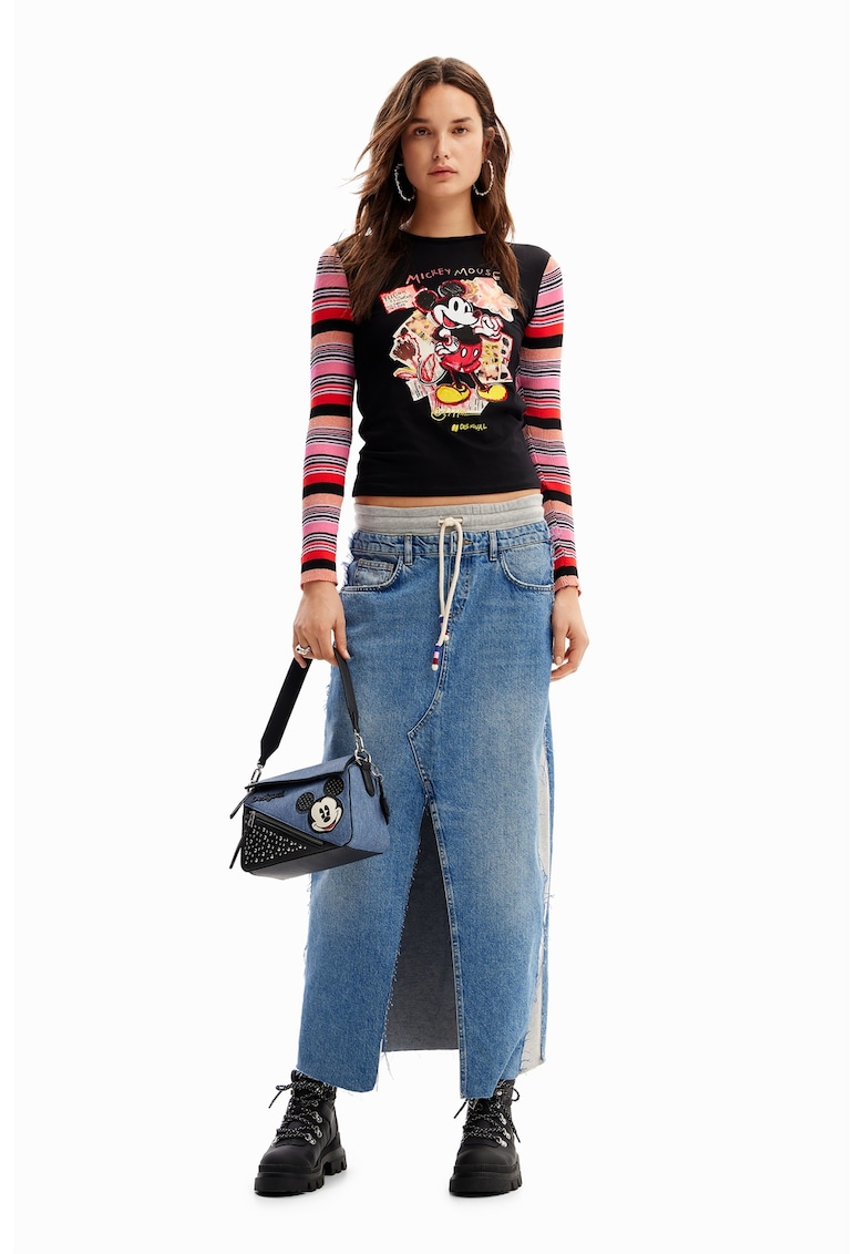 Блуза с апликация Mickey Mouse DESIGUAL