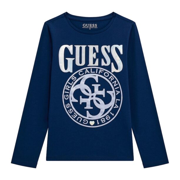 Блуза с памук с лого GUESS KIDS