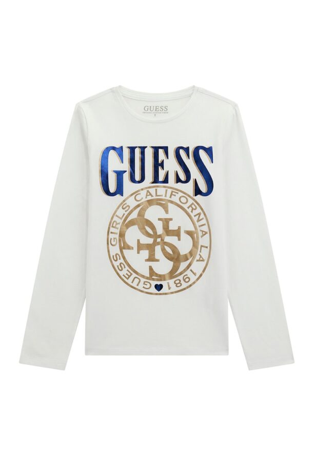 Блуза с памук с лого GUESS KIDS